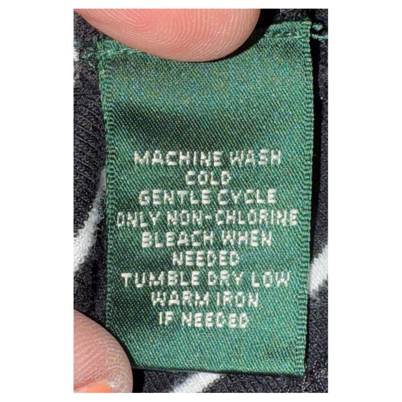 Lauren Ralph Lauren - Black Striped Polo Shirt - Classic Fit - 100% Cotton - XL - Picture 6 of 6